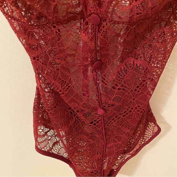 Lace Bodysuit Just Sexy Lingerie Roden Sz S NWT - Picture 6 of 9